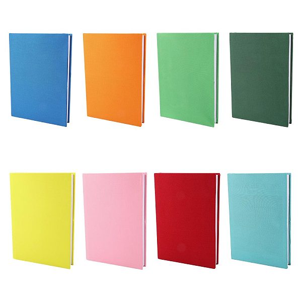 8Pcs 8 Colors Polyester Book Cover