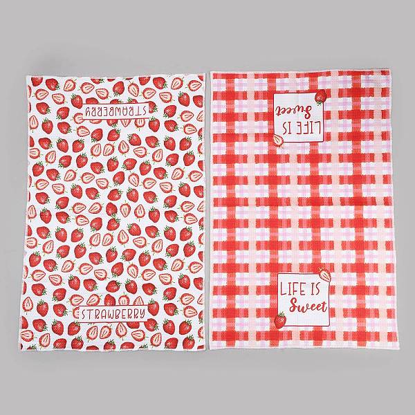 Fruits Print Polyester Kitchen Towels