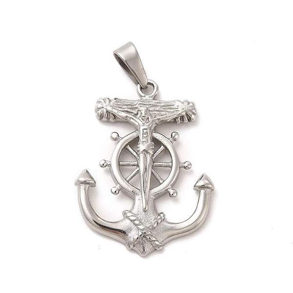 

PandaHall Vacuum Plating 304 Stainless Steel Pendants, Camargue Cross Charm, Stainless Steel Color, 41.5x31x5mm, Hole: 4.5x9.5mm 304...