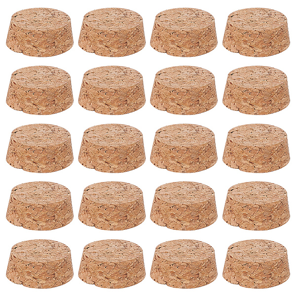 PandaHall Cork Bottle Stoppers, Bottle Tampions, Column, Peru, 32.7x12.7mm Cork Column Brown