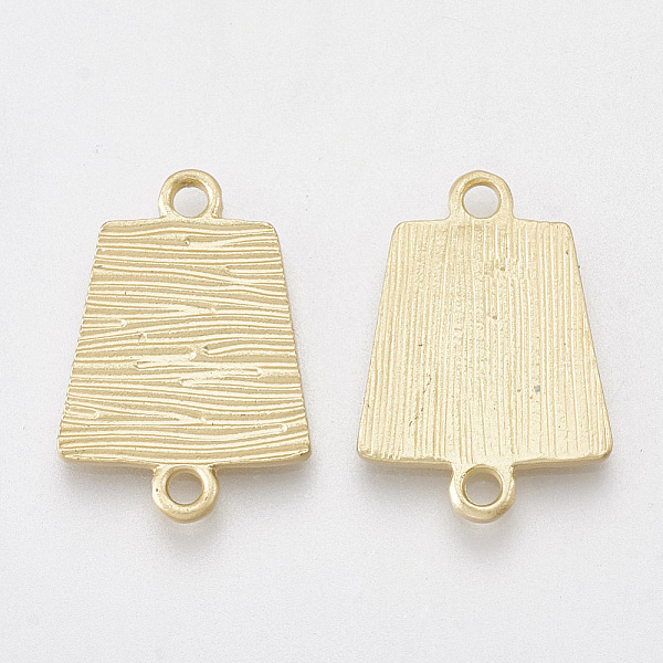 

PandaHall Smooth Surface Alloy Links connectors, Toll, Matte Gold Color, 20x14x1.5mm, Hole: 1.5mm Alloy Others