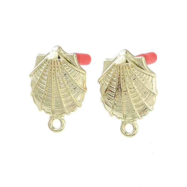 

PandaHall Rack Plating Golden Alloy Stud Earring Findings, with Loops and 304 Stainless Steel Pins, Cadmium Free & Nickel Free & Lead Free...