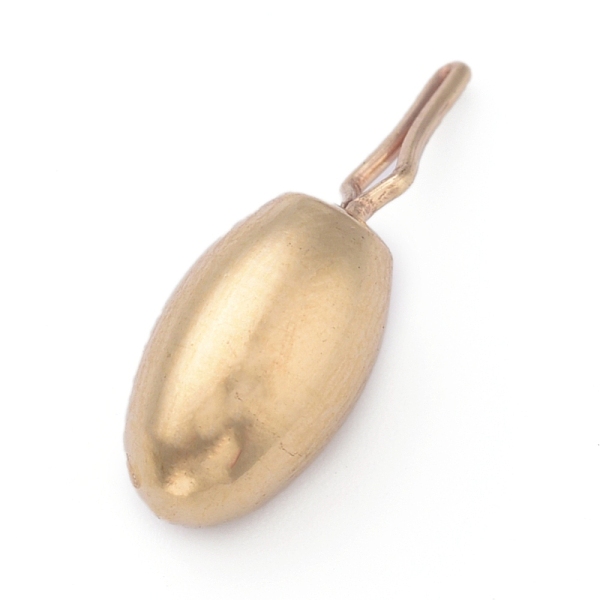 

PandaHall Brass Fishing Barbs, with Hole, Fishing Tackle, Oval, Golden, 19x1.2mm Brass