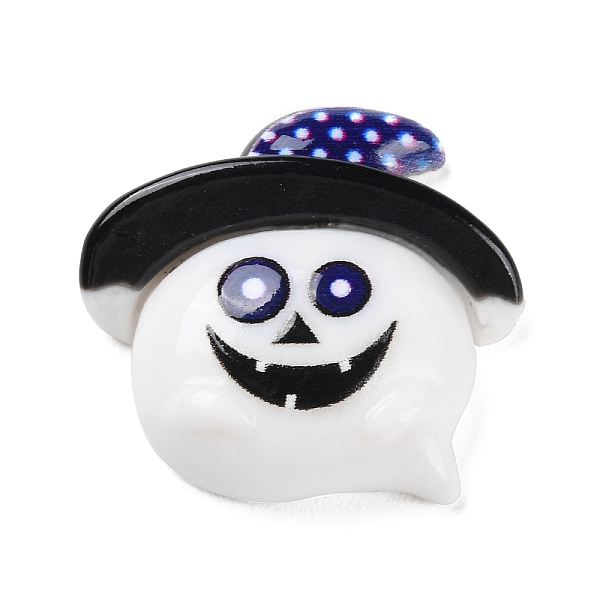 

PandaHall Halloween Theme Opaque Resin Cabochons, for Jewelry Making, Ghost, 23.5x25.5x7.5mm Resin Ghost