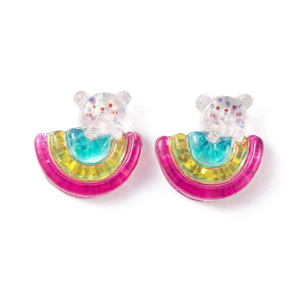 

PandaHall Resin Cabochons, Bear, 22.5x23x7mm Resin Bear