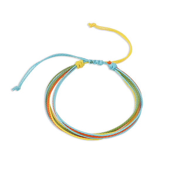 

PandaHall Colorful Wax Thread Bracelets Fibre