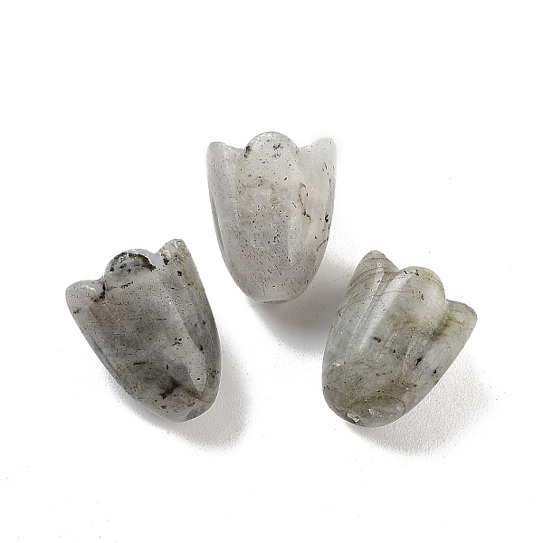 

PandaHall Natural Labradorite Beads, Flower, 15x12mm, Hole: 1.6mm Labradorite Flower