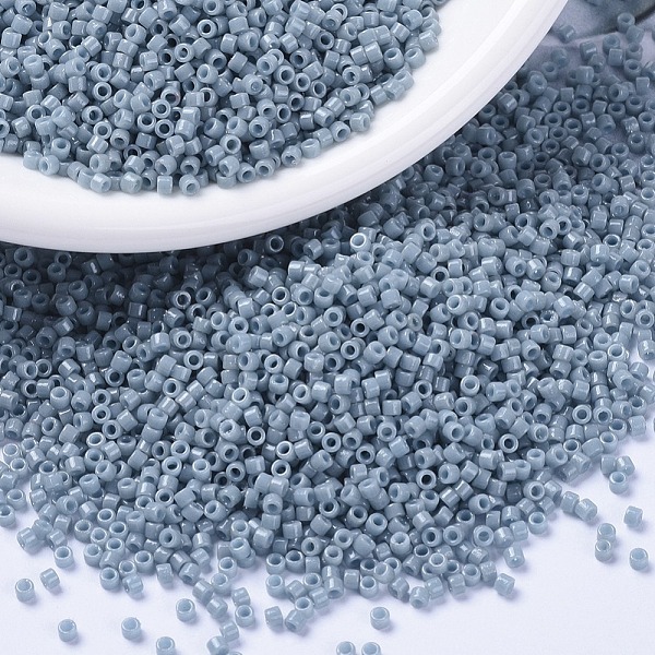 

PandaHall MIYUKI Delica Beads, Cylinder, Japanese Seed Beads, 11/0, (DB2129) Duracoat Dyed Opaque Moody Blue, 1.3x1.6mm, Hole: 0.8mm, about...