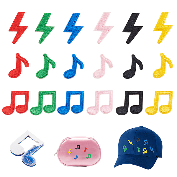 72Pcs 18 Styles Mus… - image