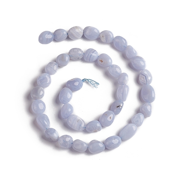 Natural Blue Lace Agate Beads Strands