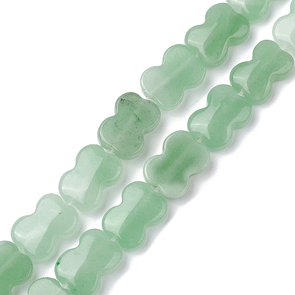 

PandaHall Natural Green Aventurine Beads Strands, Bowknot, 16~16.5x12.5~13x5~5.5mm, Hole: 1.4mm, about 13pcs/strand, 8.46''(21.5cm) Green...