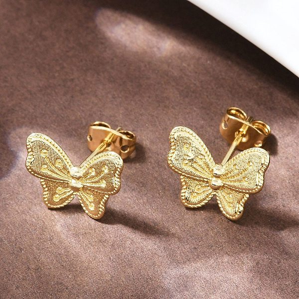 Brass Butterfly Stu… - image