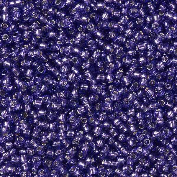 

PandaHall TOHO Round Seed Beads, Japanese Seed Beads, (2224) Silver-Lined Transparent Purple, 11/0, 2.2mm, Hole: 0.8mm, about 1110pcs/bottle...