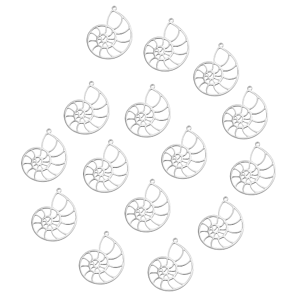 

PandaHall DICOSMETIC 20Pcs Stainless Steel Pendants Hollow Snail Charms Tiny Making Accessories Pendant for Jewelry Making and Crafting...