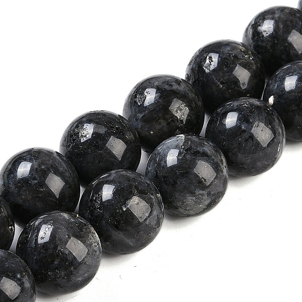 

PandaHall Natural Larvikite Beads Strands, Round, 20mm, Hole: 2mm, about 20pcs/strand, 15.55 inch(39.5cm) Larvikite Round