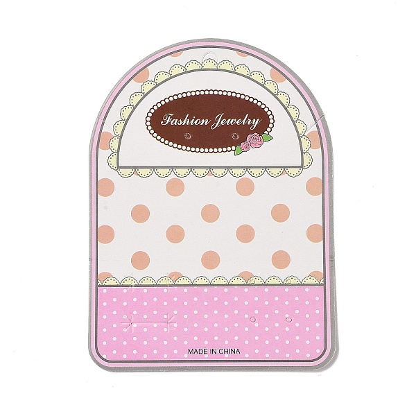 

PandaHall Arch Jewelry Display Cards, Multipurpose Display Cards for Earring, Necklace, Bracelet, Hair Clip, Polka Dot Pattern, Colorful...