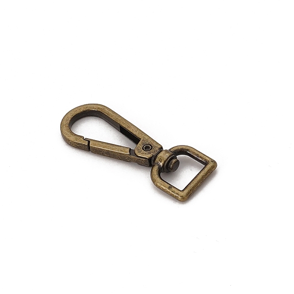 

PandaHall Alloy Swivel Clasps, Swivel Snap Hook, Antique Bronze, 56x20mm Alloy