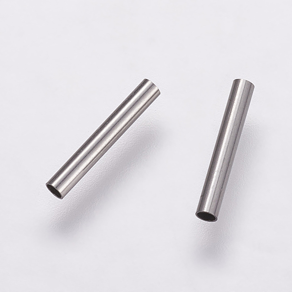 

PandaHall 304 Stainless Steel Tube Beads, Stainless Steel Color, 10x1.5mm, Hole: 1mm 304 Stainless Steel Tube