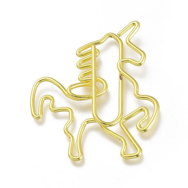 Unicorn Shape Iron Paperclips
