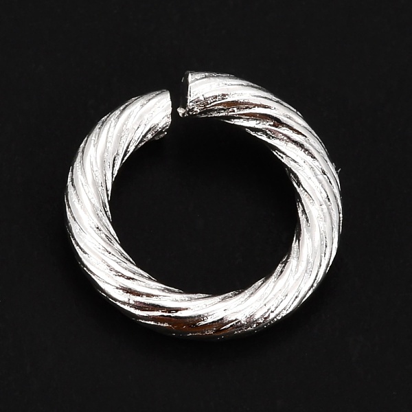 

PandaHall 304 Stainless Steel Jump Ring, Open Jump Rings, Silver, 12x2mm, Inner Diameter: 8mm, 12 Gauge 304 Stainless Steel Ring