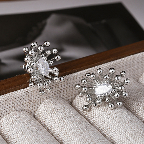 Brass Micro Pave Cl… - image