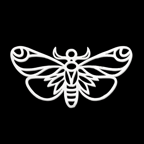 

PandaHall 201 Stainless Steel Pendants, Laser Cut, Butterfly, Stainless Steel Color, 18x32.5x1mm, Hole: 1.6mm 201 Stainless Steel Butterfly