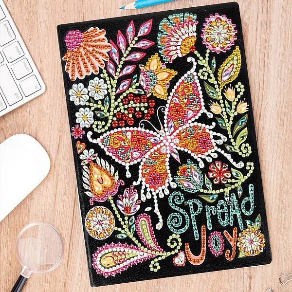 

PandaHall DIY Animal Theme Notebook Diamond Painting Kits, Including A5 Notebook, Resin Rhinestones, Diamond Sticky Pen, Tray Plate and Glue...