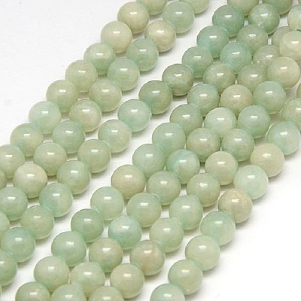 

PandaHall Natural Yellow Jade Beads Strands, Dyed, Round, Dark Sea Green, 6mm, Hole: 1mm, about 70pcs/strand, 15.75 inch Yellow Jade Round...