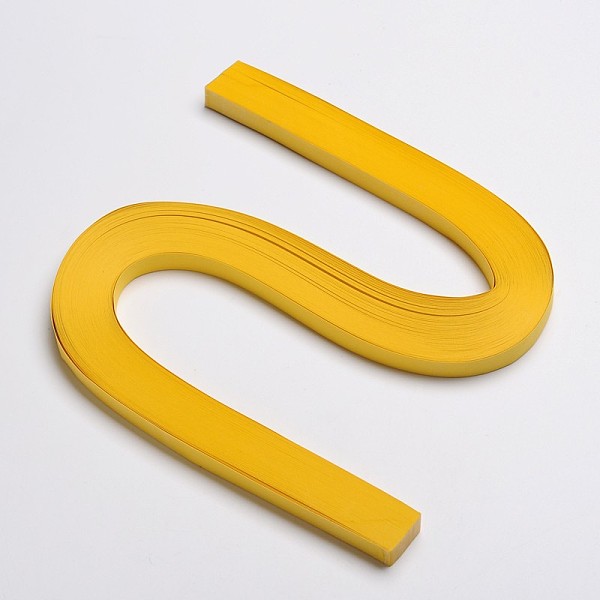

PandaHall Quilling Paper Strips, Gold, 530x10mm, about 120strips/bag Paper Gold