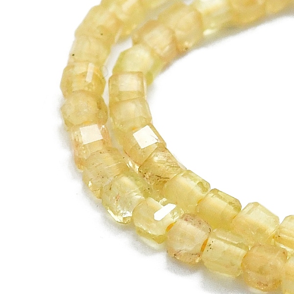 Natural Yellow Apatite Beads Strands