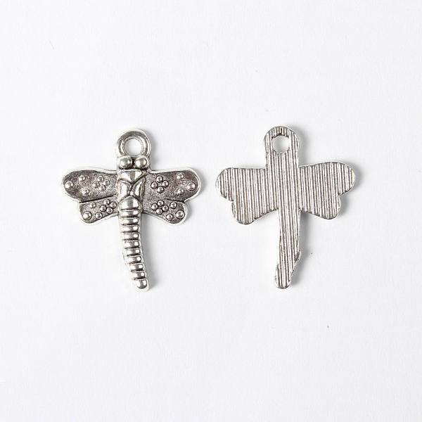 

PandaHall Tibetan Style Alloy Pendants, Dragonfly, Antique Silver, Lead Free and Cadmium Free, 18x15x2mm, Hole: 1.5mm Alloy Dragonfly