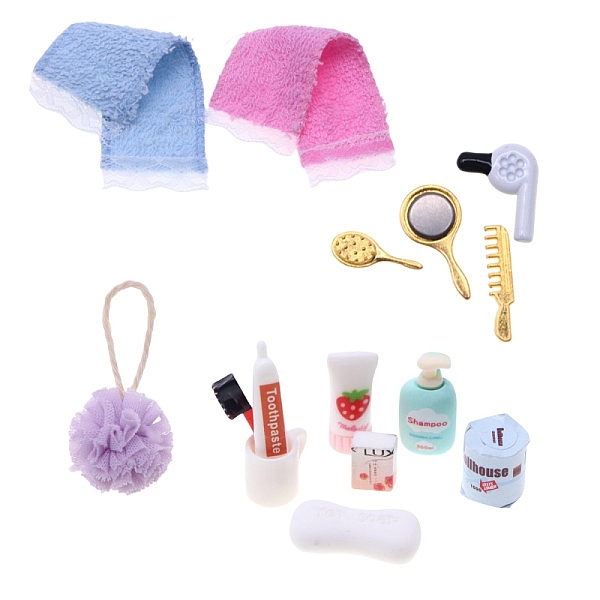 Alloy Bathroom Toiletries Set Mini Model