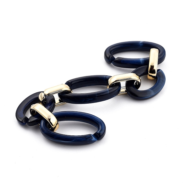 

PandaHall Handmade Quick Link Chains, with Transparent Acrylic Linking Rings and CCB Plastic Linking Rings, Mixed Color, 3-7/8 inch(10cm)..., Multicolor