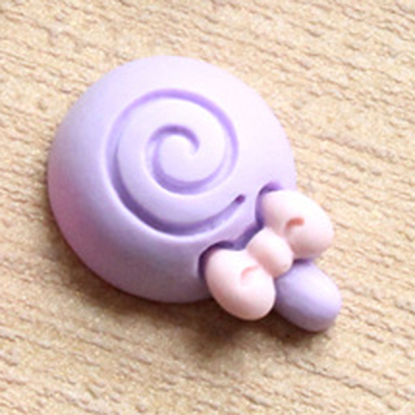 

PandaHall Resin Cabochons, DIY for Earrings & Bobby pin Accessories, Sweets, Plum, 22x15mm Resin Candy Purple