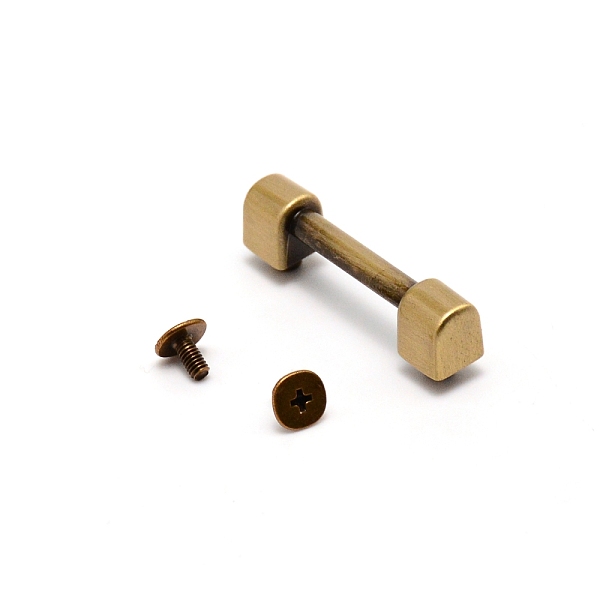 

PandaHall Zinc Alloy Bag Connector Anchor Buckles, with Iron Screw, for Bag Strap Hanger, Antique Bronze, 3.47x1.1x0.75cm, Hole: 1.8mm...