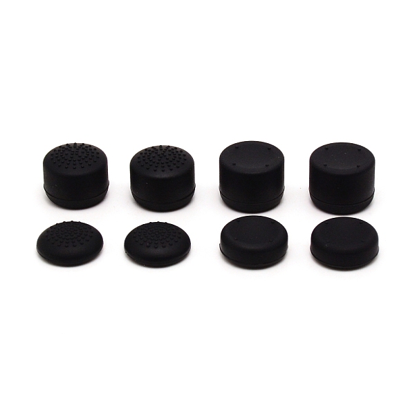 

PandaHall Silicone Replacement Gamepad Button Keycap Set, Controller Grip Covers, Black, 21x6~16mm, Inner diameter: 14~15mm, 2pcs/style...