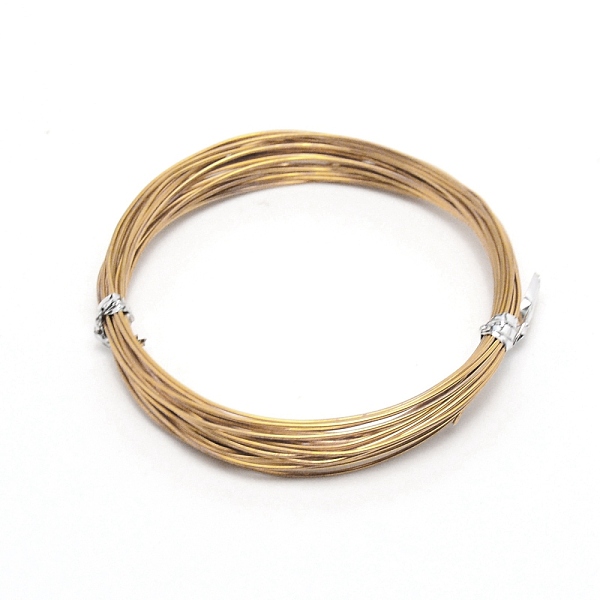 

PandaHall Round Brass Wire, Raw(Unplated), 20 Gauge, 7m/roll Brass Round
