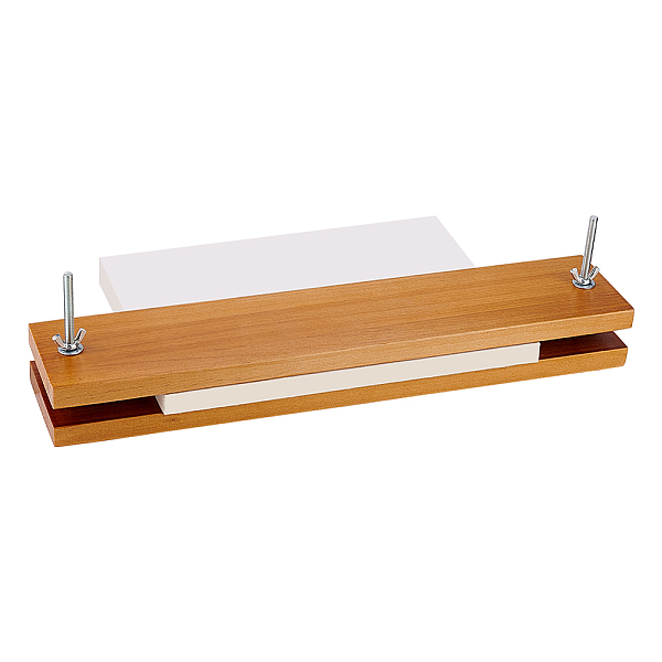 

PandaHall AHANDMAKER Wood Bookbinding Press, 15.75x3.15 Inch Rectangular Book Press Machine, Flat Paper Press Machine Book Press Bookbinding..., Brown