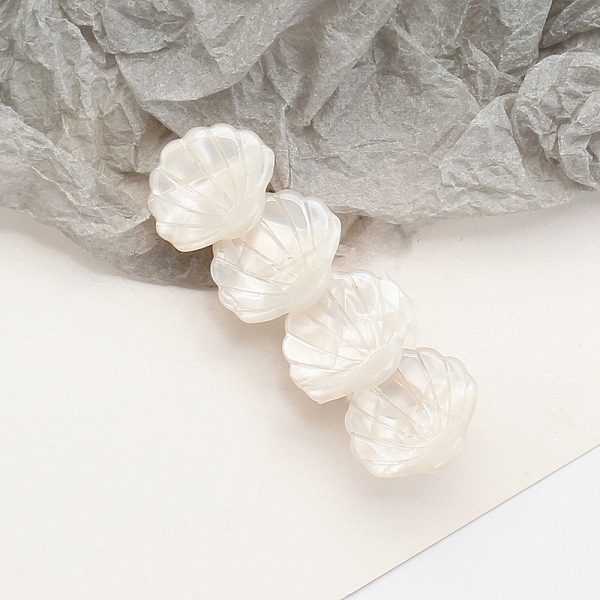 

PandaHall Shell Shape Cellulose Acetate Alligator Hair Clips, Hair Accessories for Girls, Floral White, 72x23x25mm Cellulose Acetate Shell...