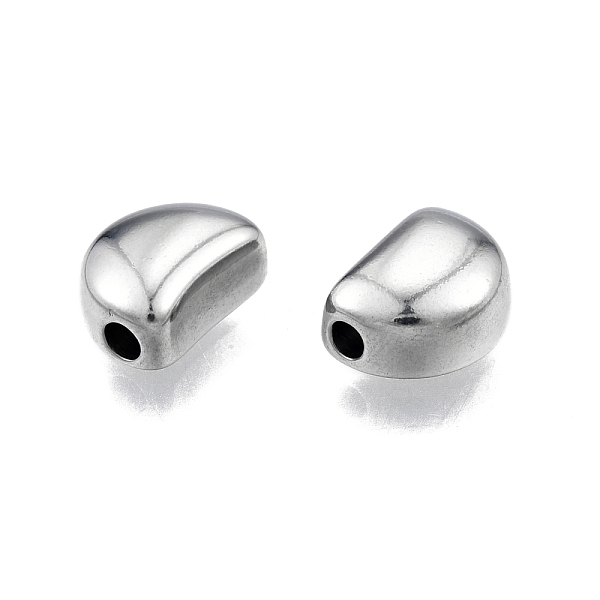 

PandaHall 304 Stainless Steel Beads, Bean, Stainless Steel Color, 9x12x5.5mm, Hole: 2mm 304 Stainless Steel Others