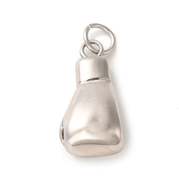 

PandaHall 304 Stainless Steel Pendants, with Jump Ring, Boxing Gloves Charm, Stainless Steel Color, 24.5x12.5x8mm, Hole: 5mm 304 Stainless...