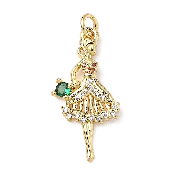 Brass Micro Pave Cu… - image