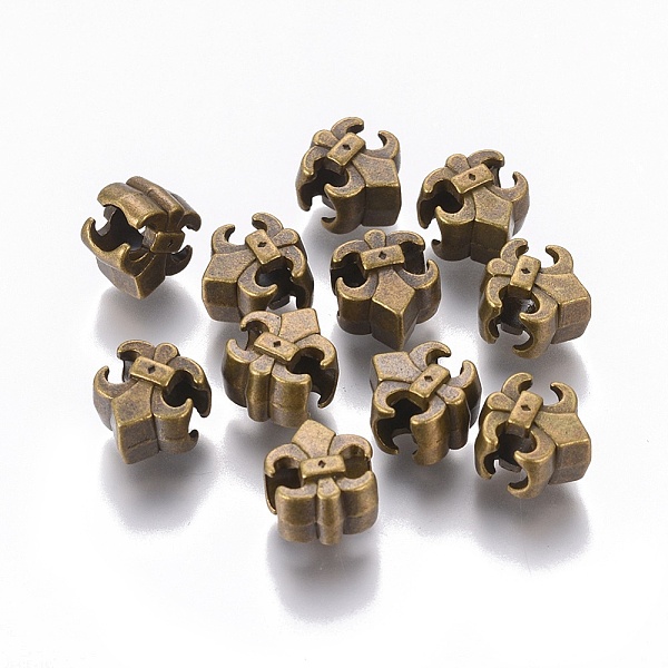

PandaHall Tibetan Style Alloy European Beads, Large Hole Beads, Cadmium Free & Nickel Free & Lead Free, Fleur De Lis, Antique Bronze...