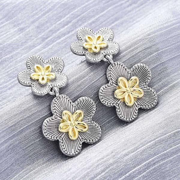 Flower Brass Dangle… - image