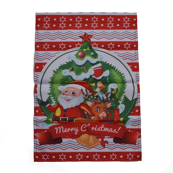 

PandaHall Garden Flag for Christmas, Double Sided Polyester House Flags, for Home Garden Yard Office Decorations, Santa Claus/Father...