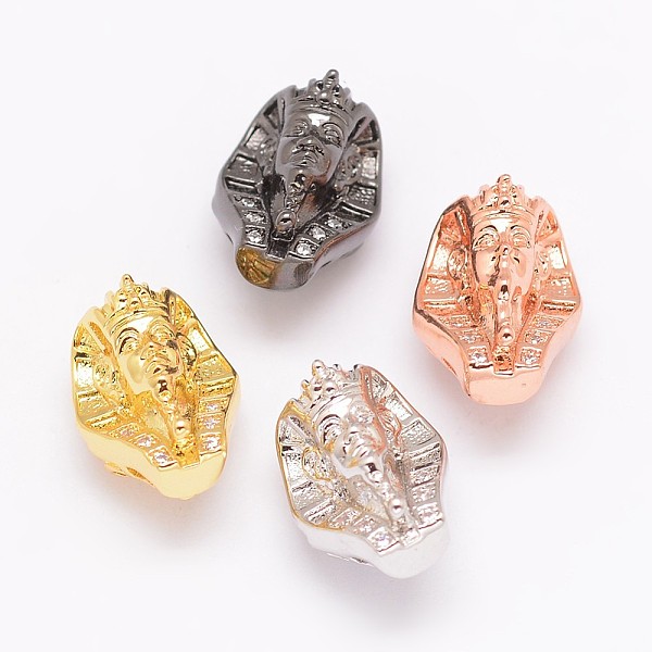 

PandaHall Brass Micro Pave Cubic Zirconia Beads, Lead Free & Nickel Free & Cadmium Free, Clear, Mixed Color, 14x10.5x10mm, Hole: 2mm...