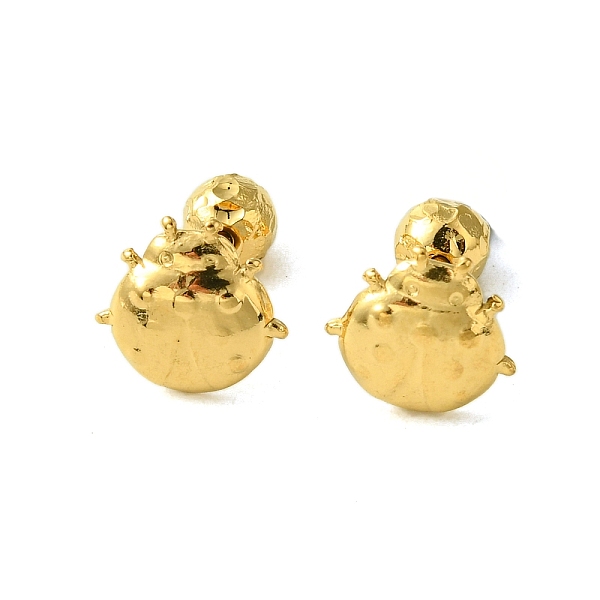 

PandaHall Ion Plating(IP) 304 Stainless Steel Ear Studs, Ladybug, Golden, 10x10mm 304 Stainless Steel Ladybug