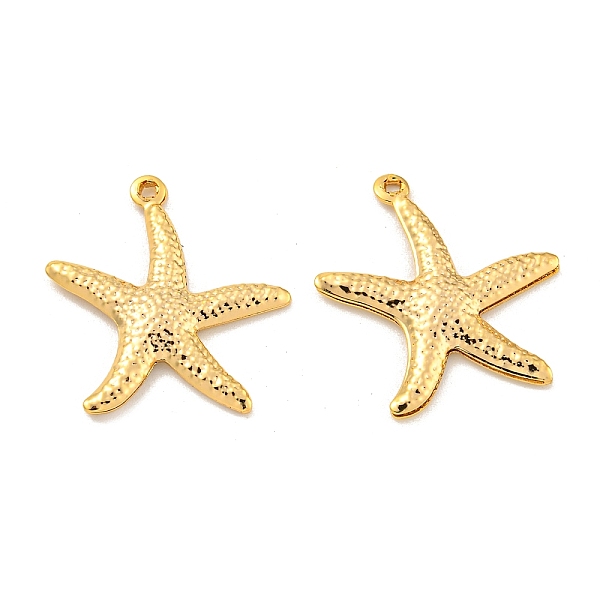 

PandaHall Brass Pendants, Real 18K Gold Plated , Star, 22x20.5x2mm, Hole: 1mm Brass Star Gold