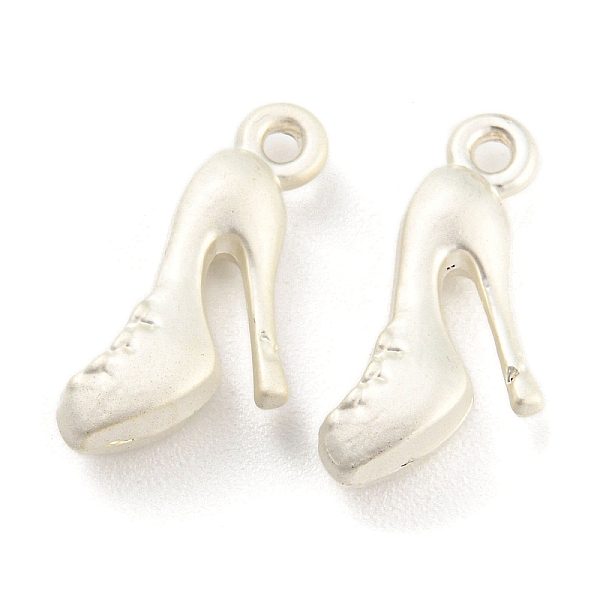 

PandaHall Alloy Pendants, High-Heeled Shoe, Matte Silver Color, 15x8x4mm, Hole: 1.2mm Alloy Shoes