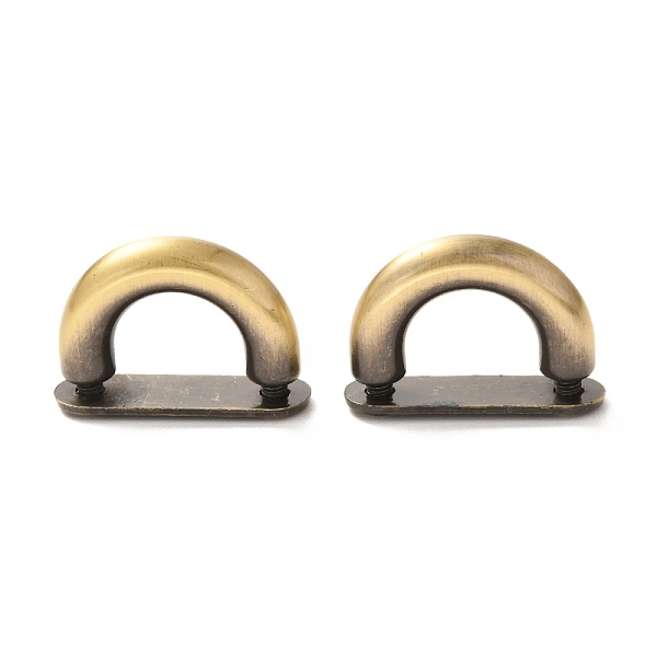

PandaHall Zinc Alloy D Clasps, for Webbing, Strapping Bags, Garment Accessories, Antique Bronze, 2.7x1.95x0.8cm, Inner Diameter: 1.35x1.2cm...